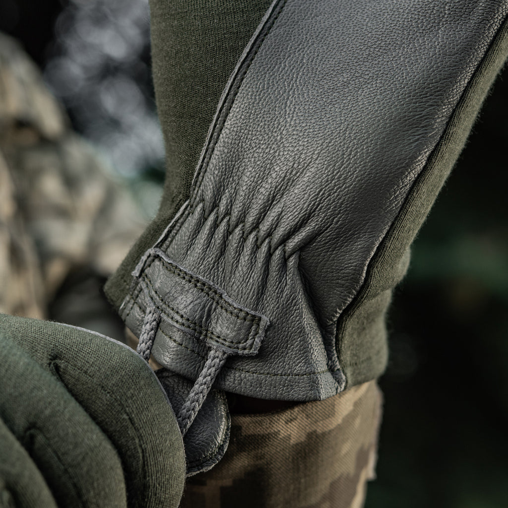 M-Tac рукавички Nomex Sport Leather Olive