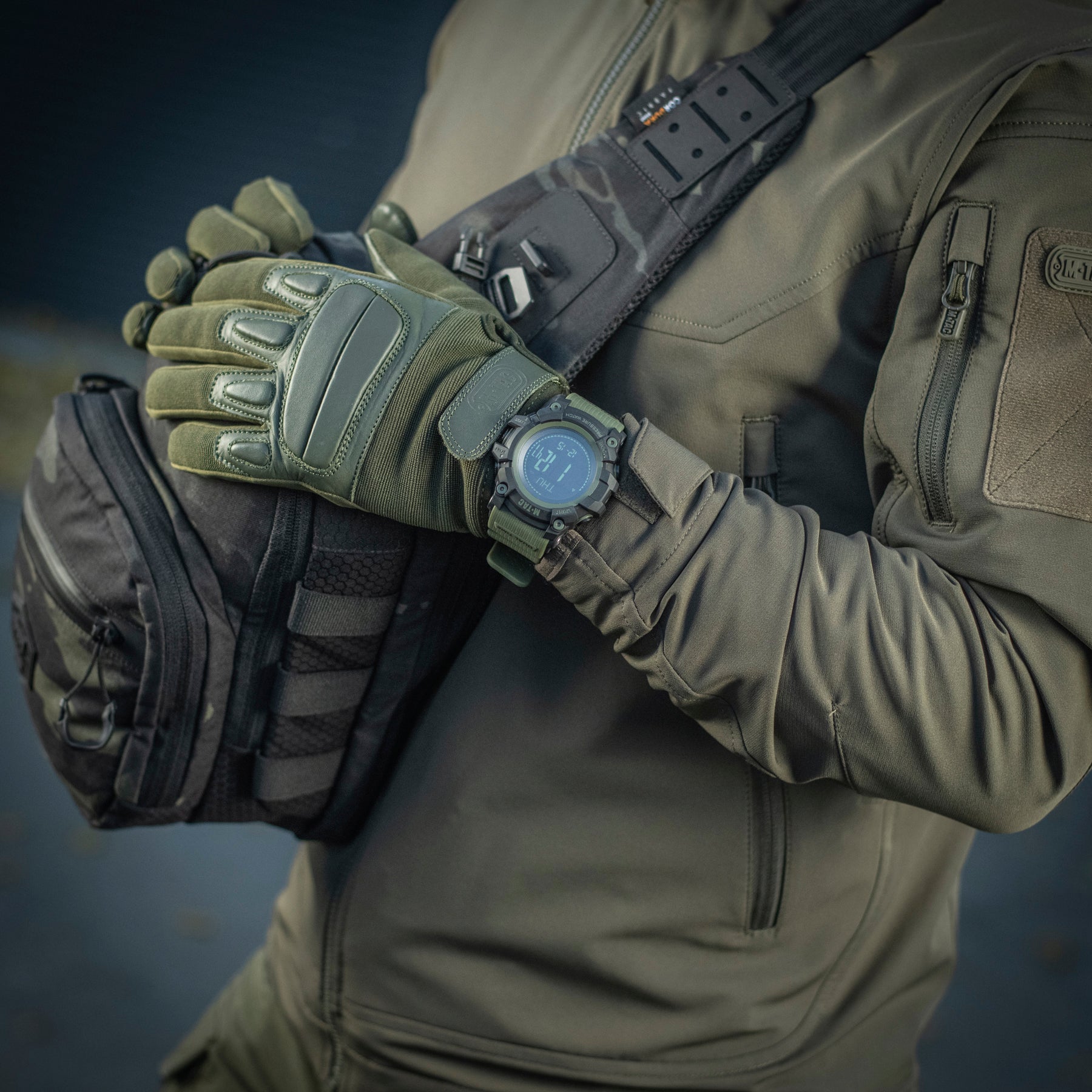 M-Tac годинник тактичний Adventure Black/Olive