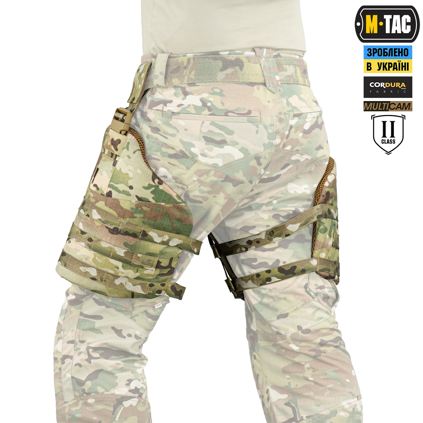 M-Tac захист стегон з балістичним пакетом 2 клас Multicam
