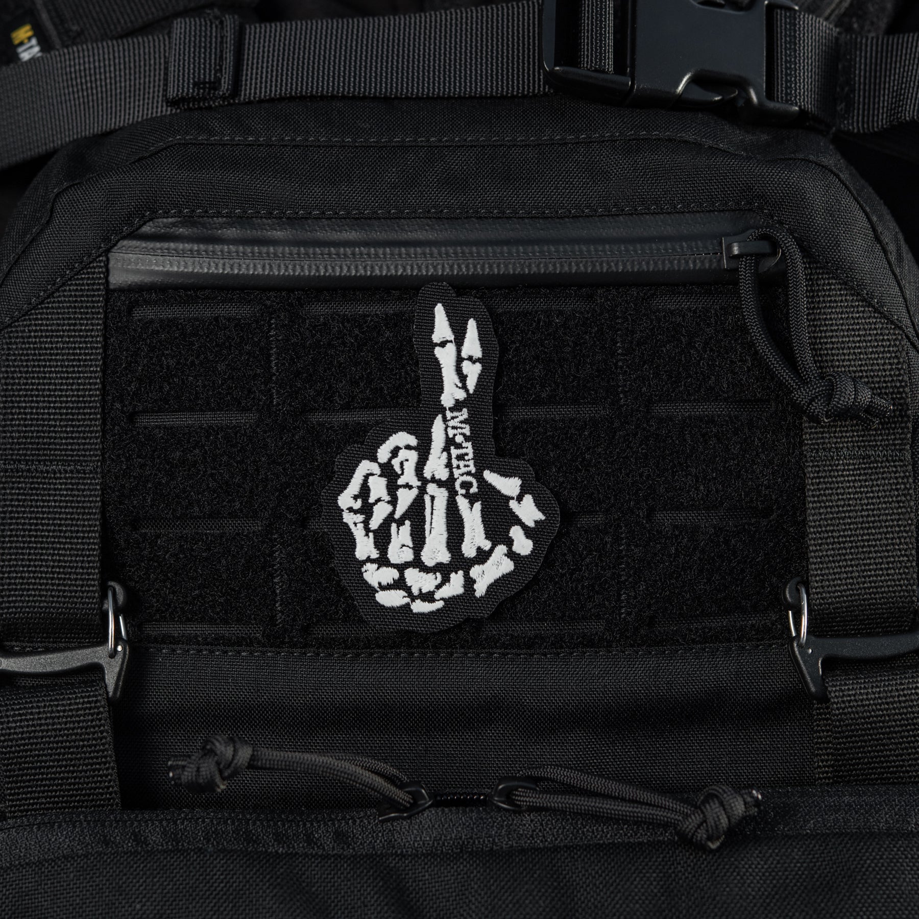 M-Tac нашивка Crossed Fingers (вишивка) Black