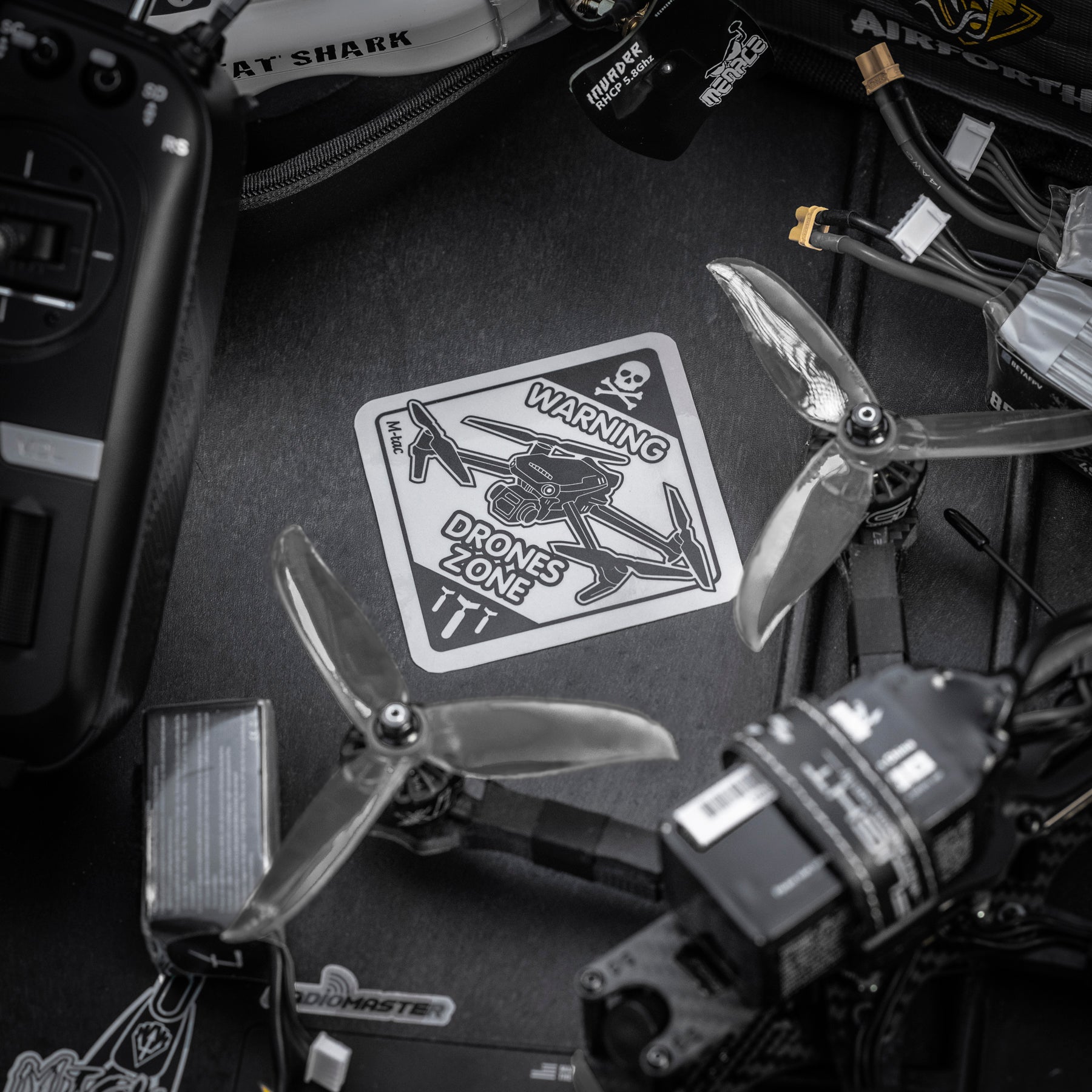 M-Tac наклейка Drones Zone Black
