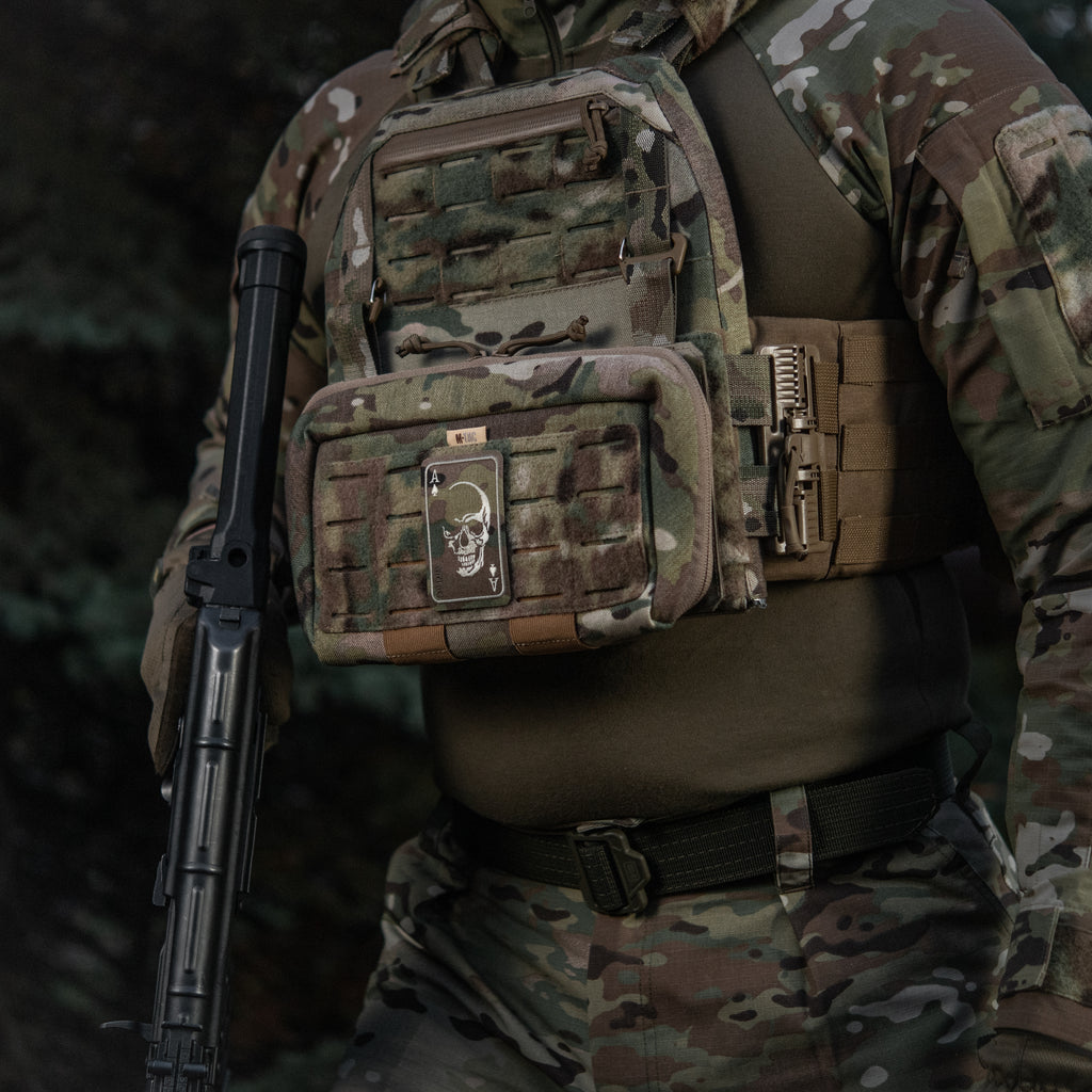 M-Tac нашивка Face of war (вишивка) Multicam