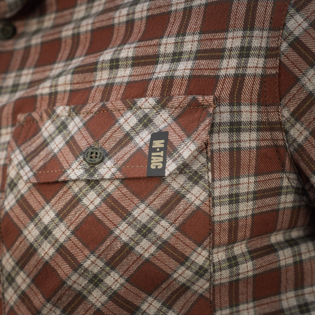 M-Tac сорочка Lumberjack Cotton Shirt Brown/Grey