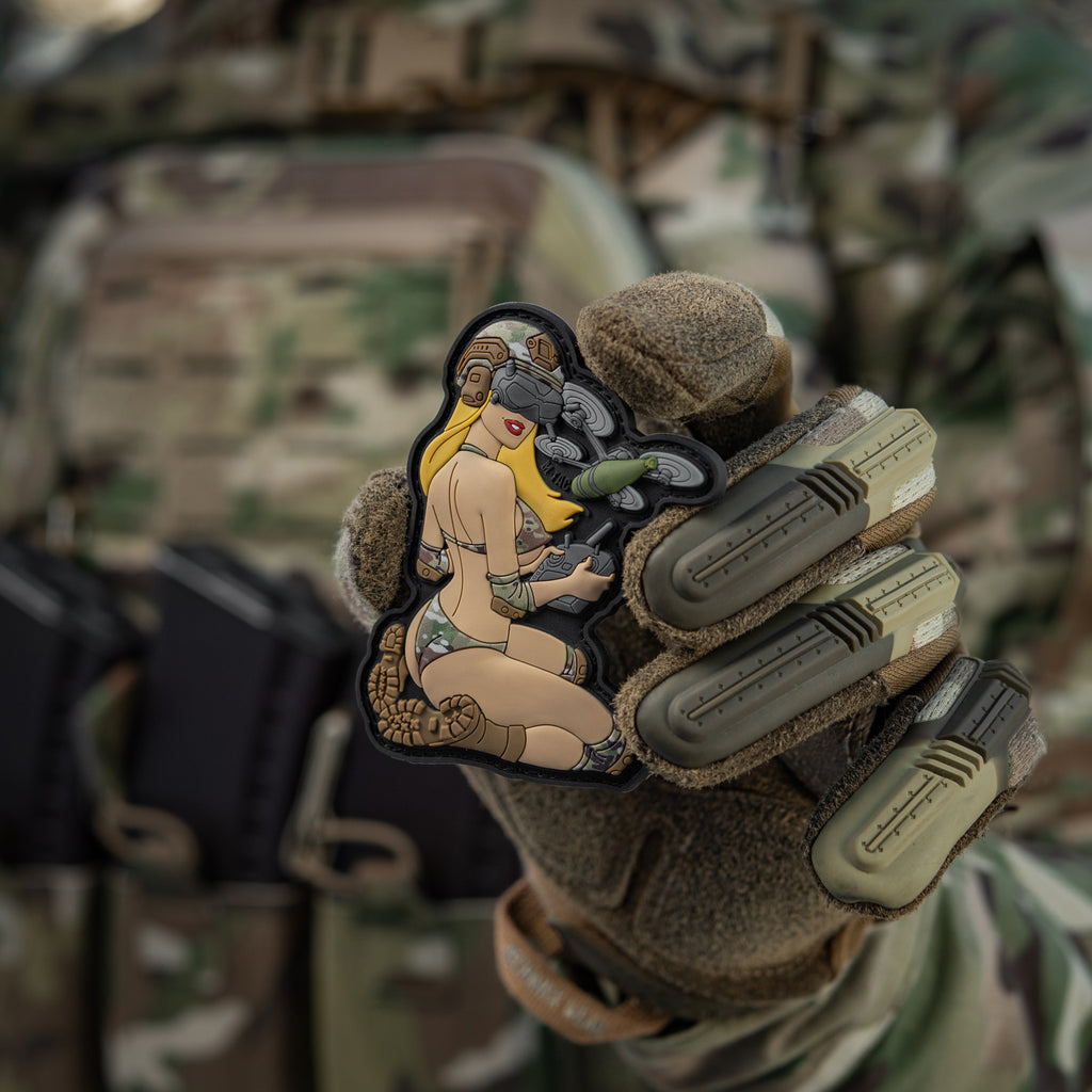 M-Tac нашивка Tactical girl №6 PVC Yellow/MC V2