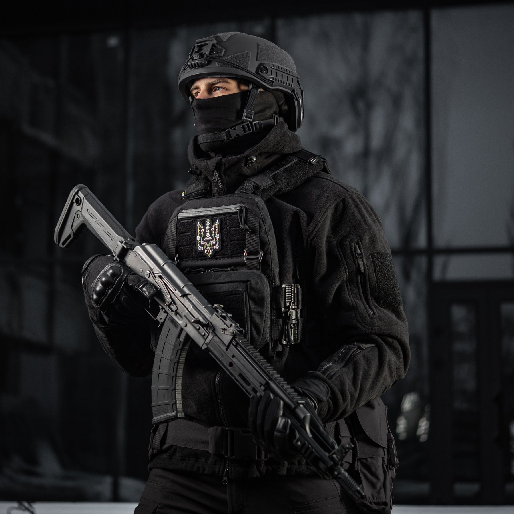 M-Tac нашивка Бавовна (вишивка) Black