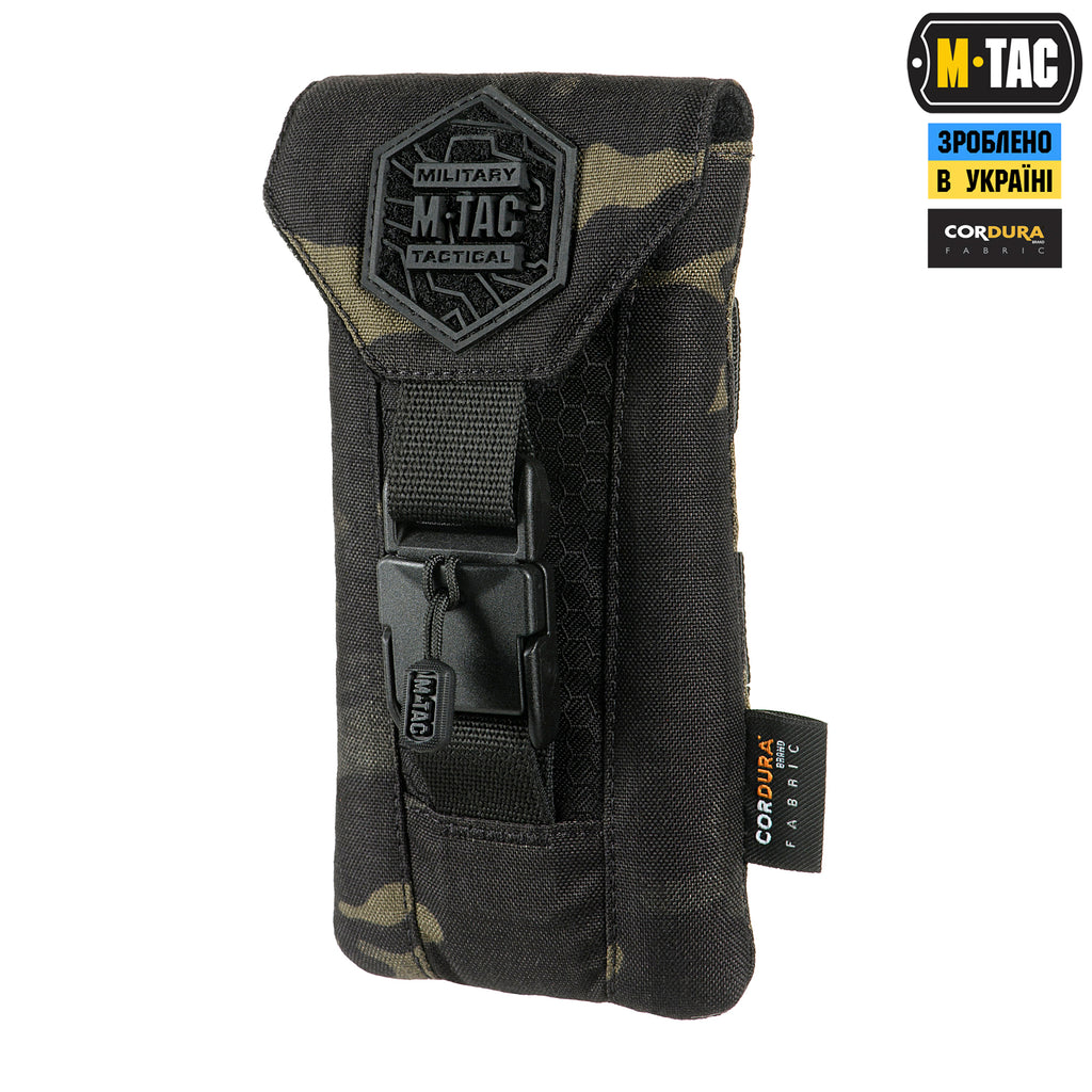M-Tac підсумок для смартфона Elite Medium Hex Multicam Black/Black