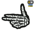M-Tac нашивка Skeleton shooter (вишивка) Black