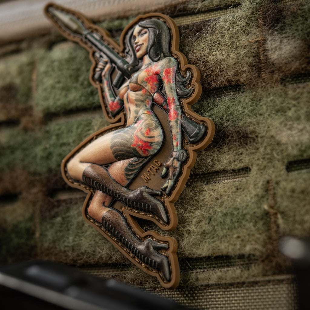 M-Tac нашивка Tactical girl №9 RPG PVC
