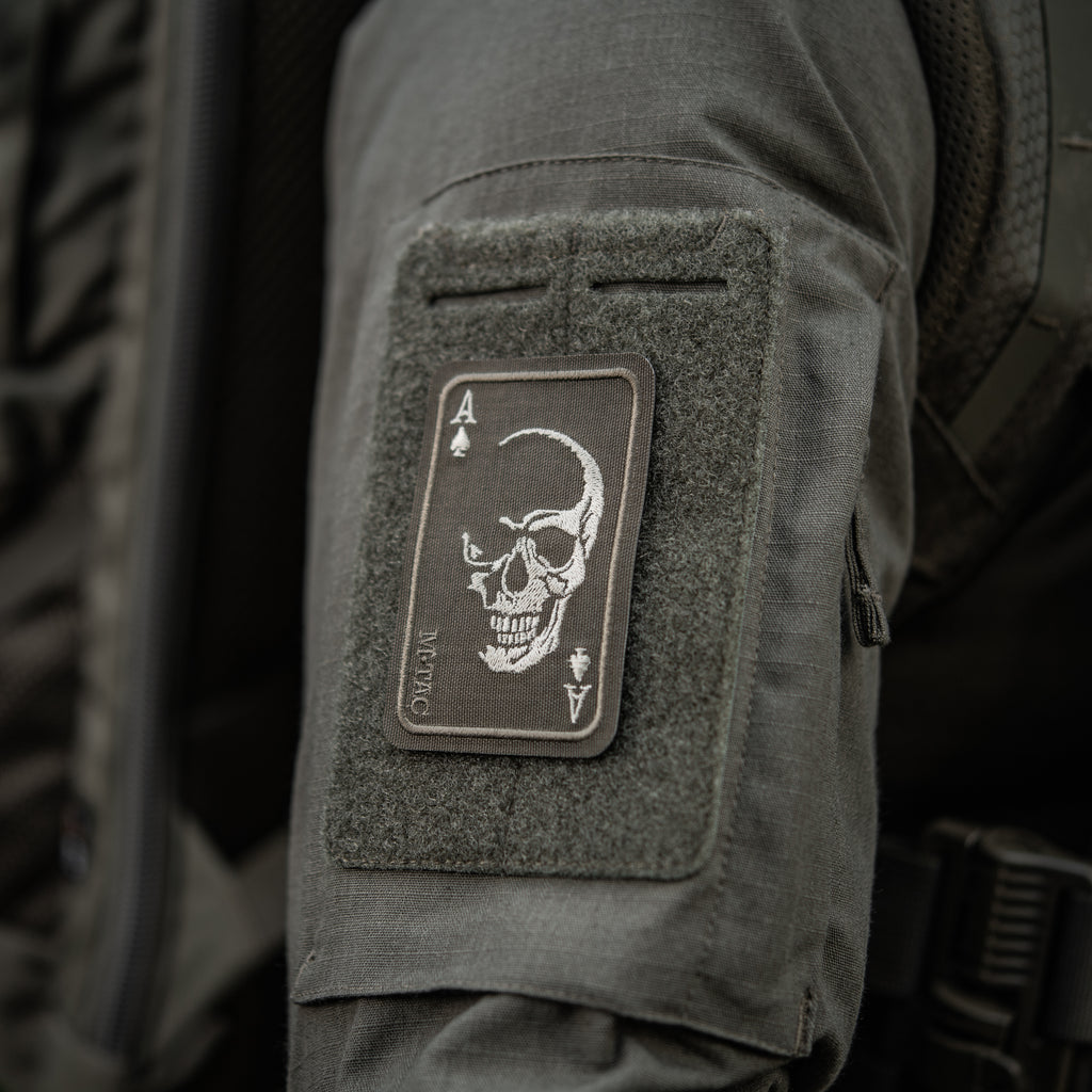 M-Tac нашивка Face of war (вишивка) Ranger Green