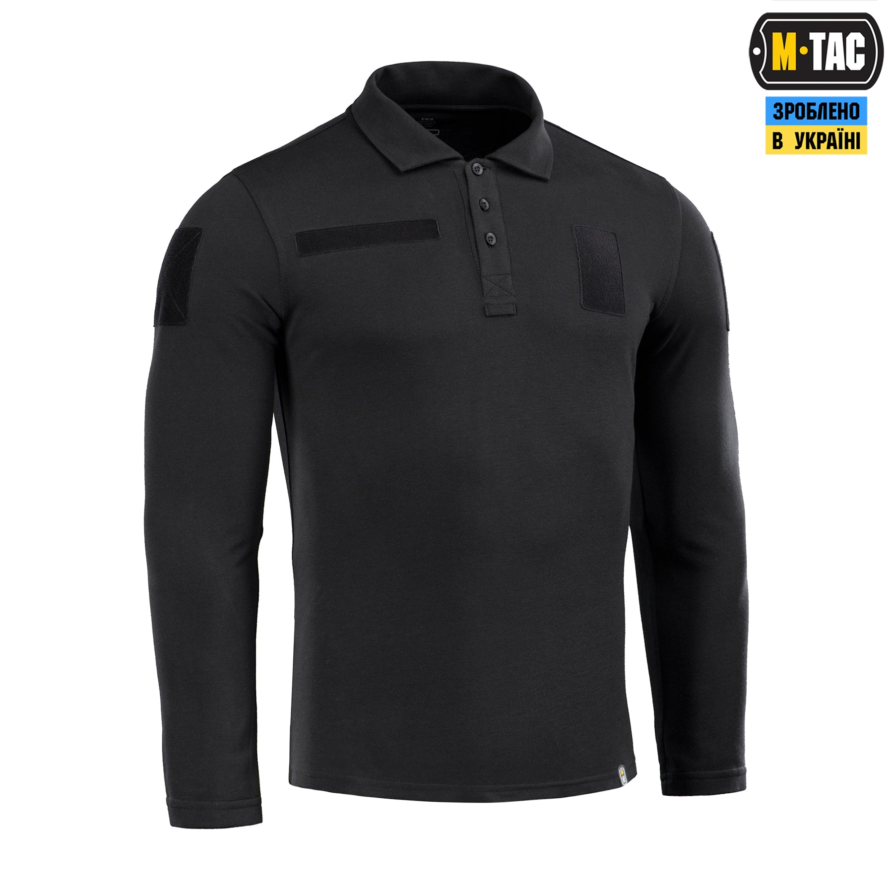 M-Tac поло тактичне довгий рукав 65/35 Black