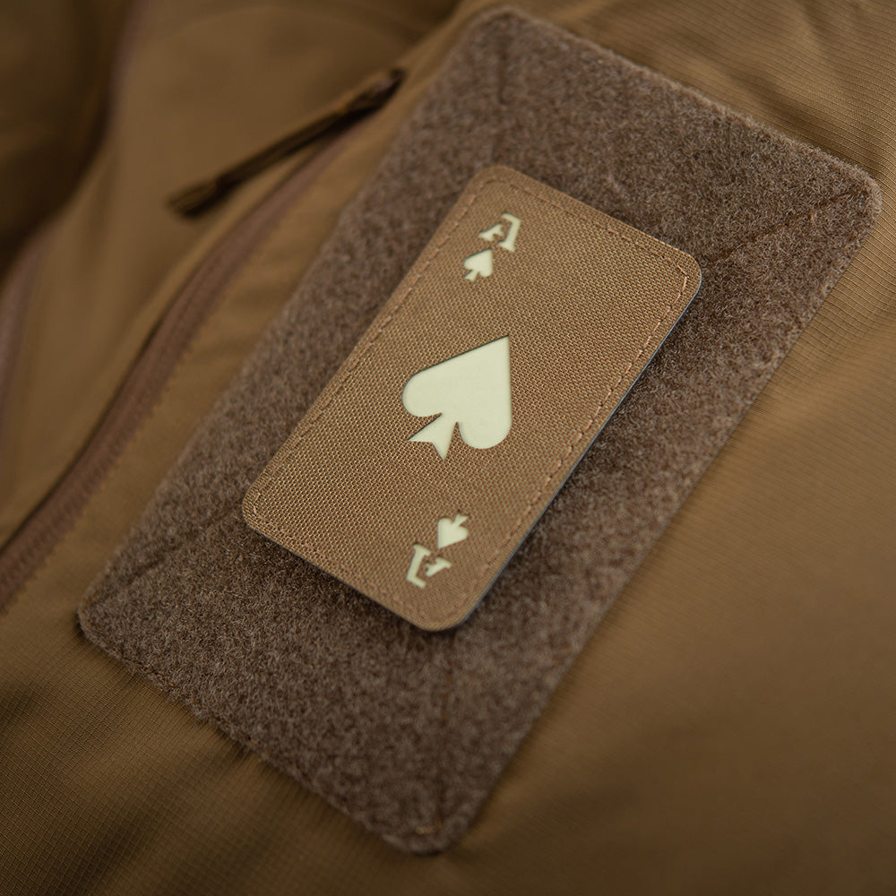M-Tac нашивка Ace of Spades Laser Cut Coyote/світлонакопичувач