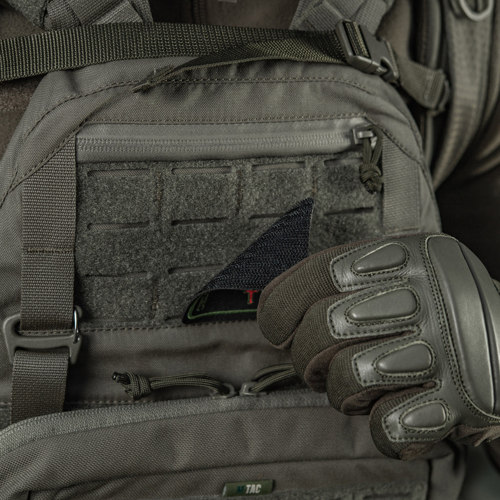 M-Tac нашивка карта Компас Вікінгів (вишивка) Black/Olive