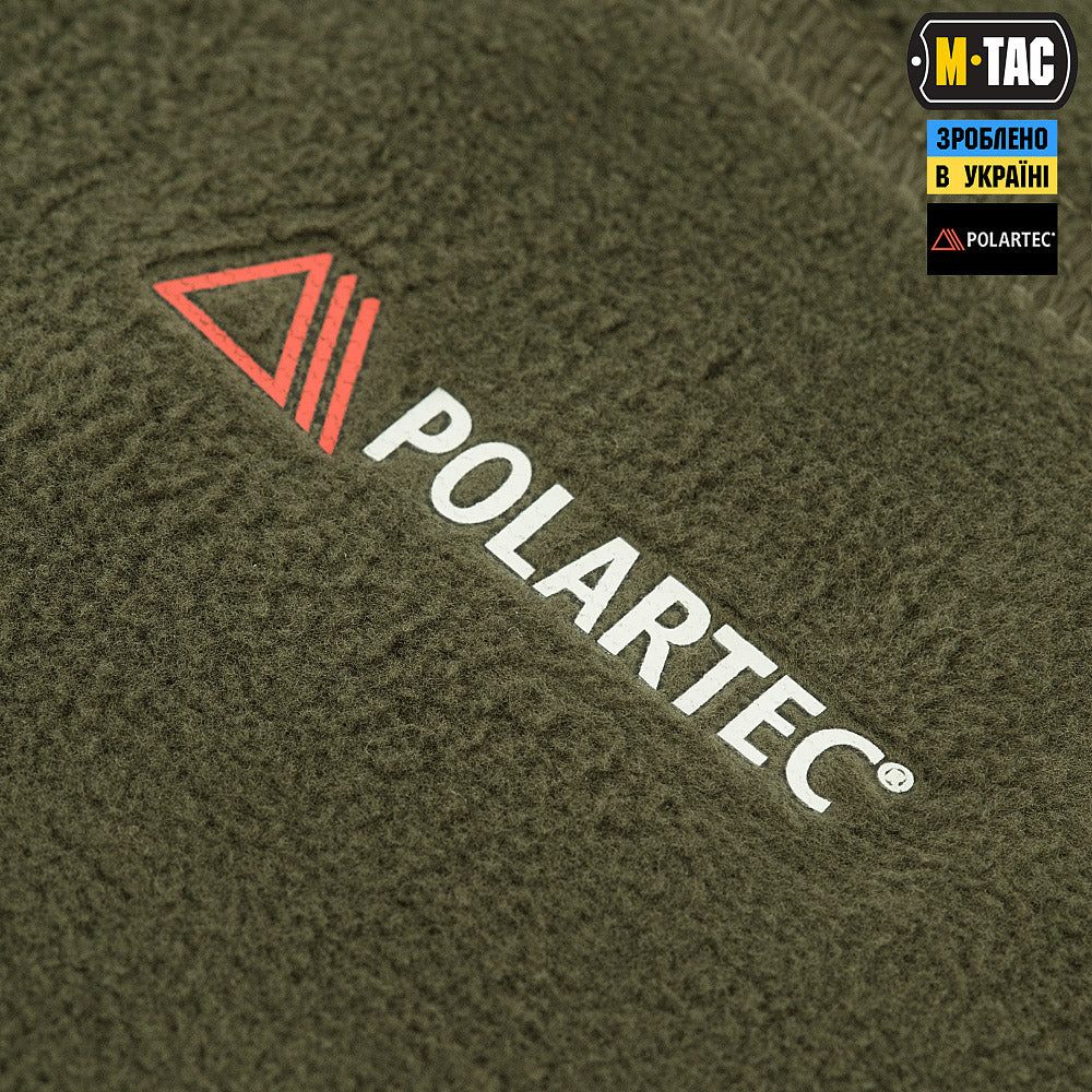 M-Tac шарф-труба анатомічний з затяжкою Polartec Army Olive