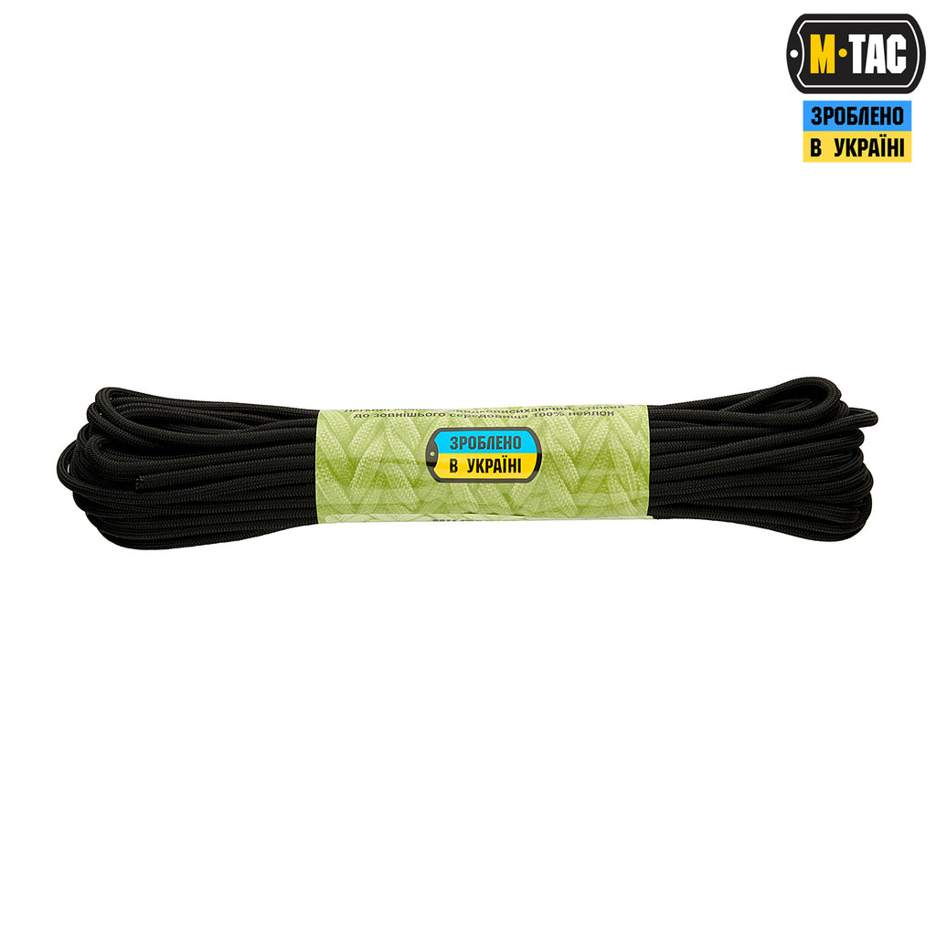 M-Tac паракорд Survival Black 15м