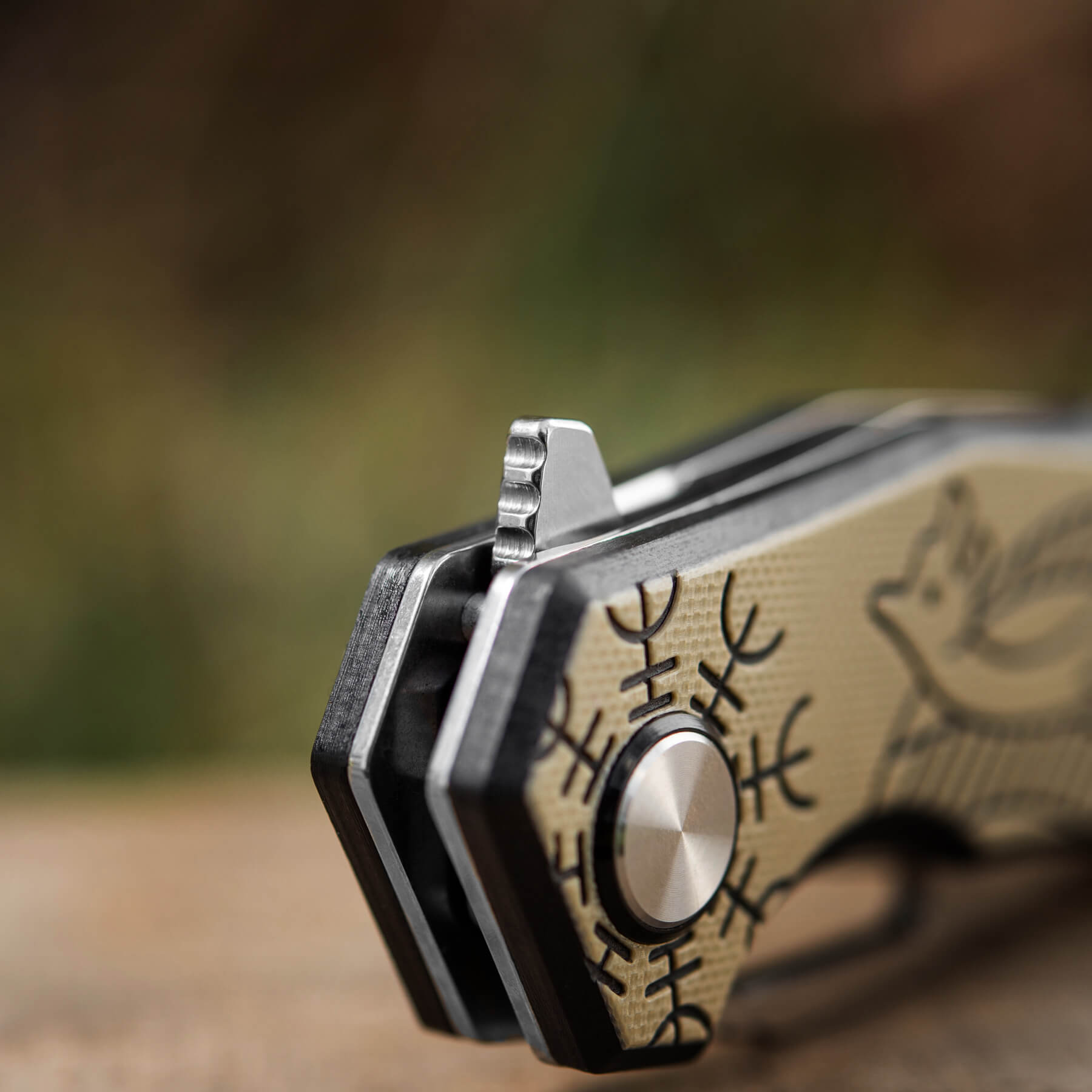 M-Tac ніж складний Type 12 Scandinavian Black/Sand
