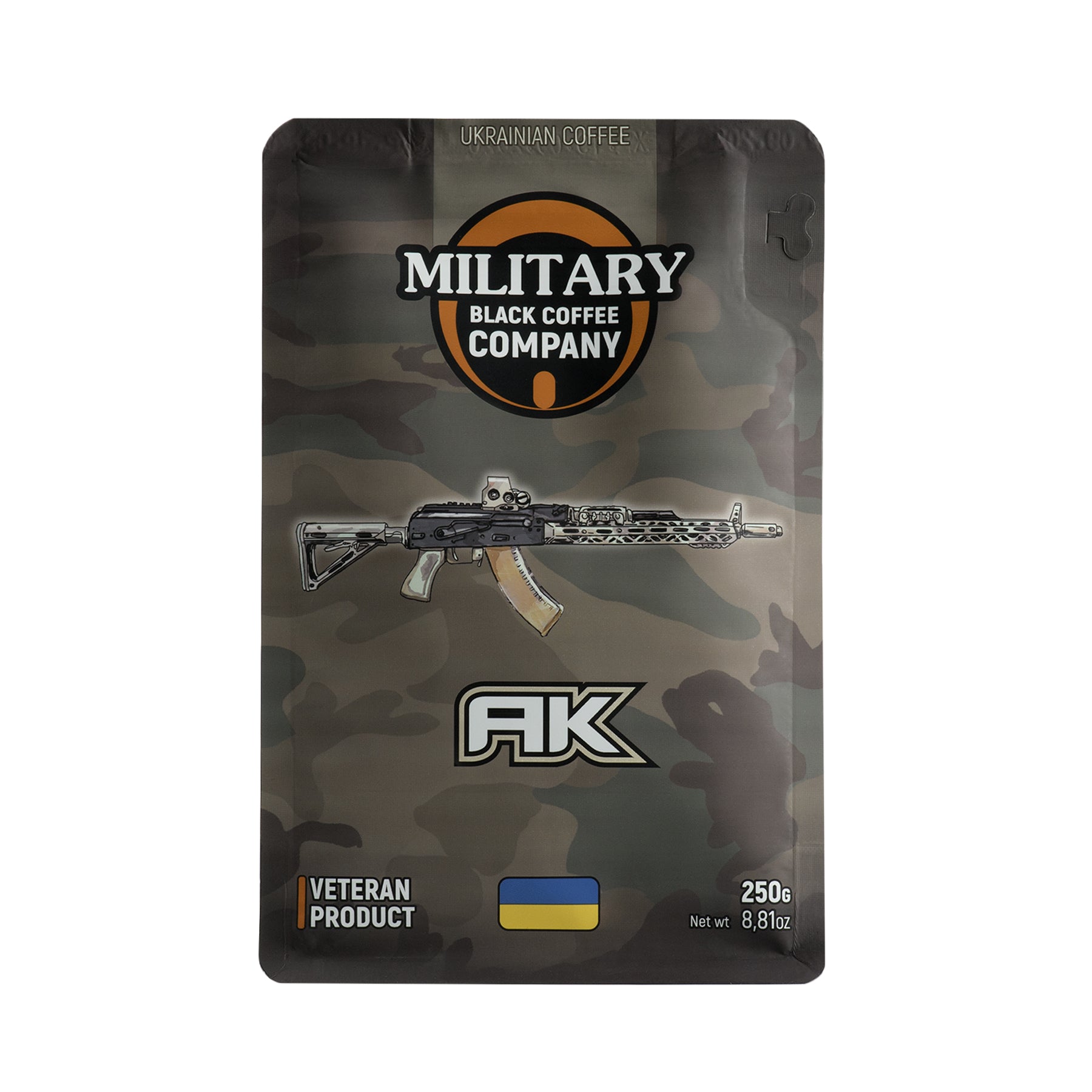 Military Black Coffee Company меленаа AK-Бразілія Бурбон