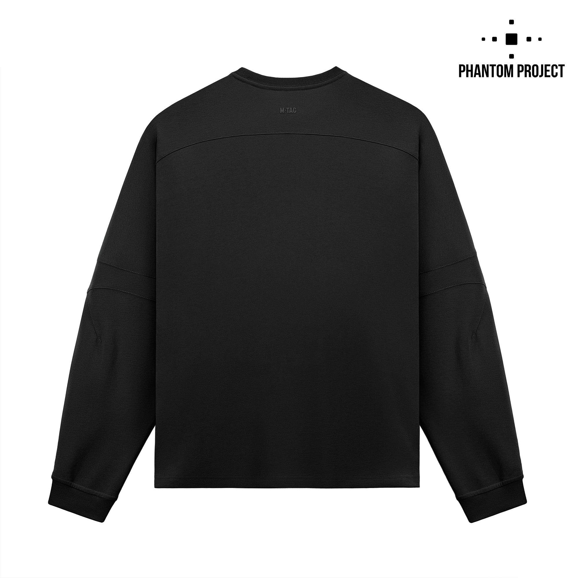 Phantom Project/M-Tac футболка Long Zipper combo Cotton Nylon Black