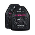 BRONYX комплект бронеплит (2 шт) G-Series (для жінок) 3-го класу розмір M