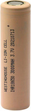 Акумулятор Westinghouse ICR18650 2500 mAh 3.7V Li-ion Flat Top без захисту