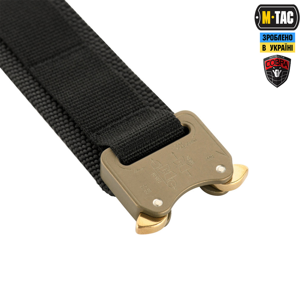 M-Tac ремінь Cobra Buckle Tactical Belt Black