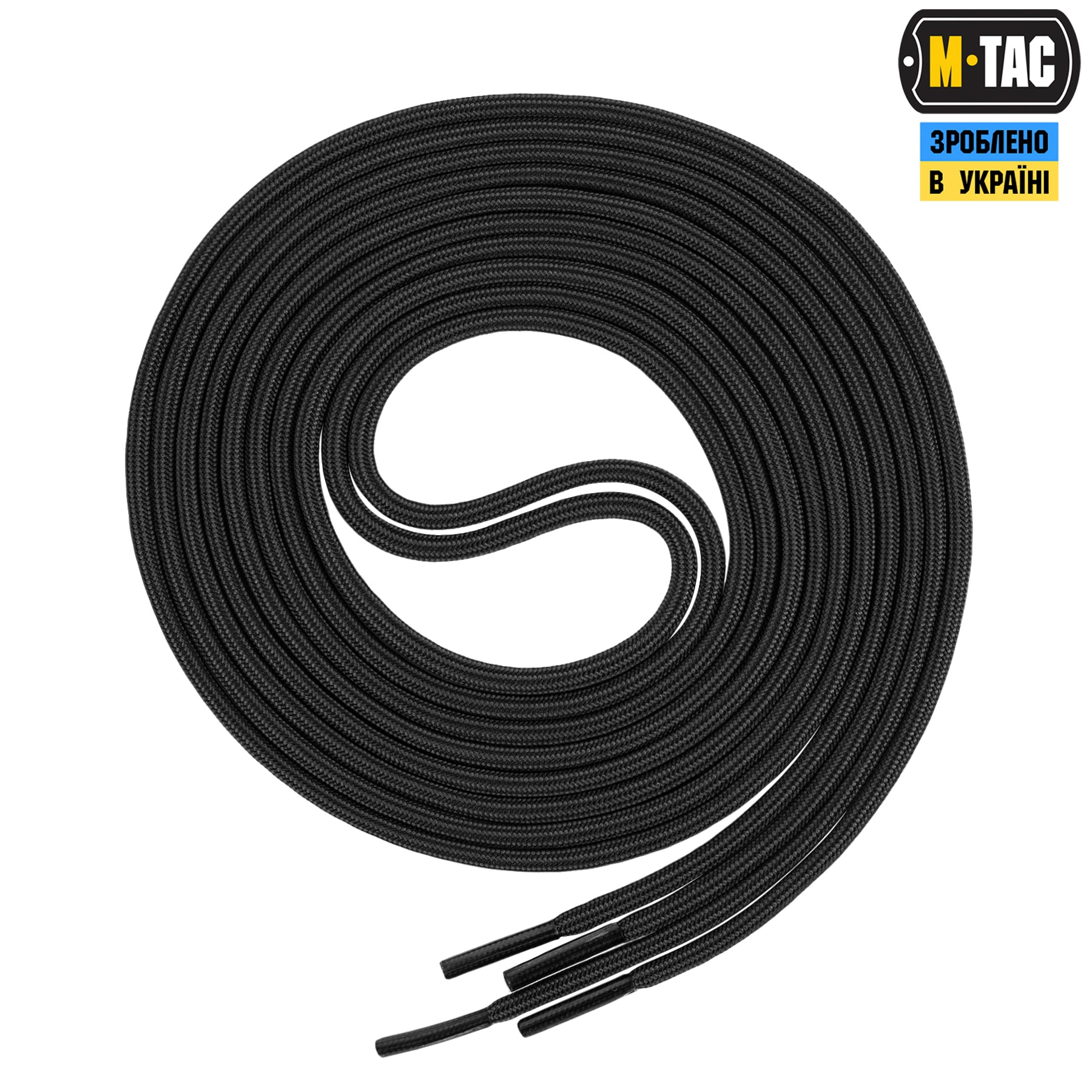M-Tac шнурки паракорд black тип.3 (135 СМ)