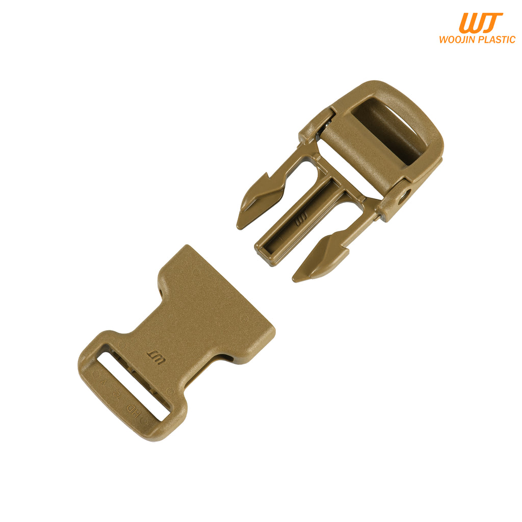 Woojin Plastic фастекс HD NTSR Auto Cam Lock 25mm Coyote