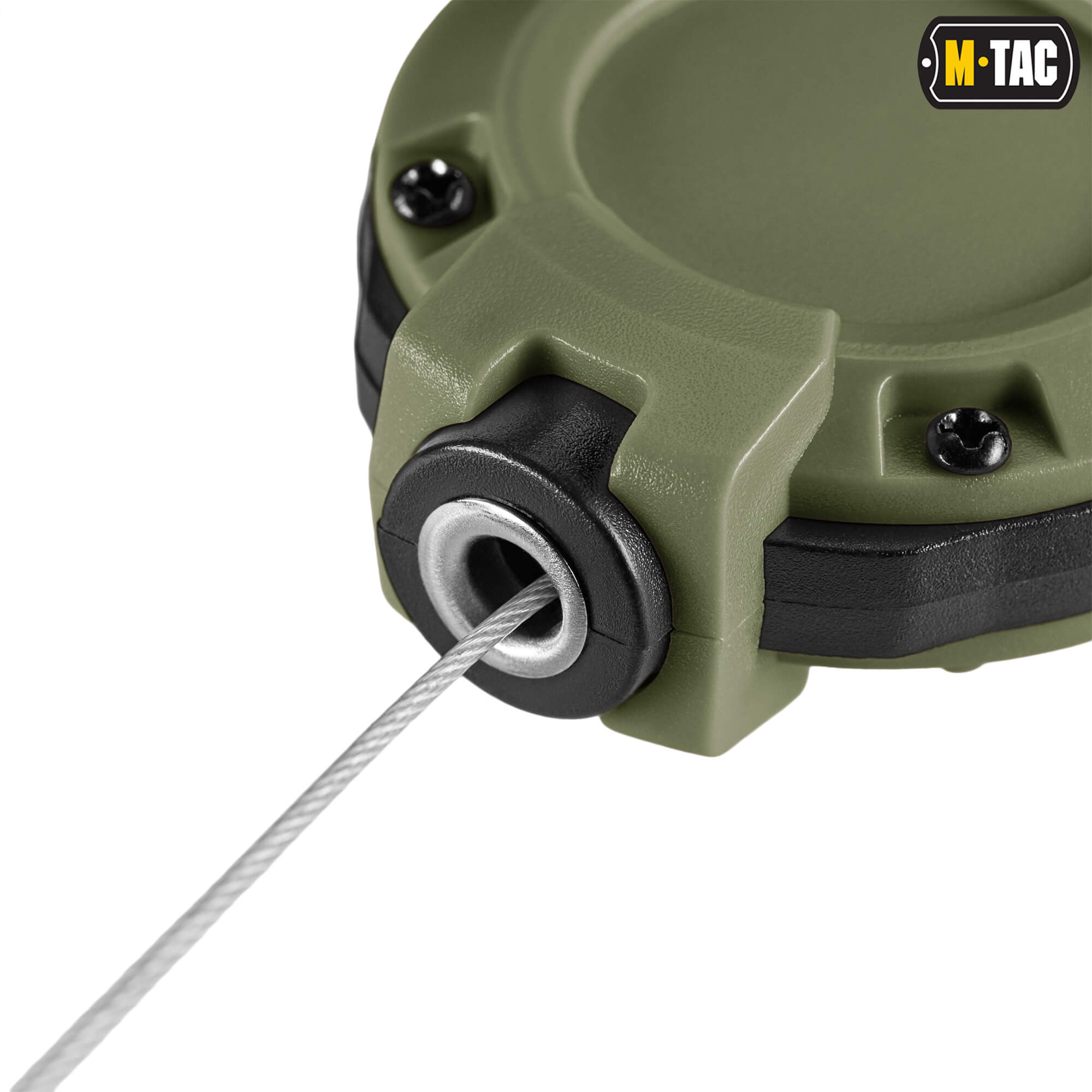 M-Tac карабин зі шнуром для ключів Olive