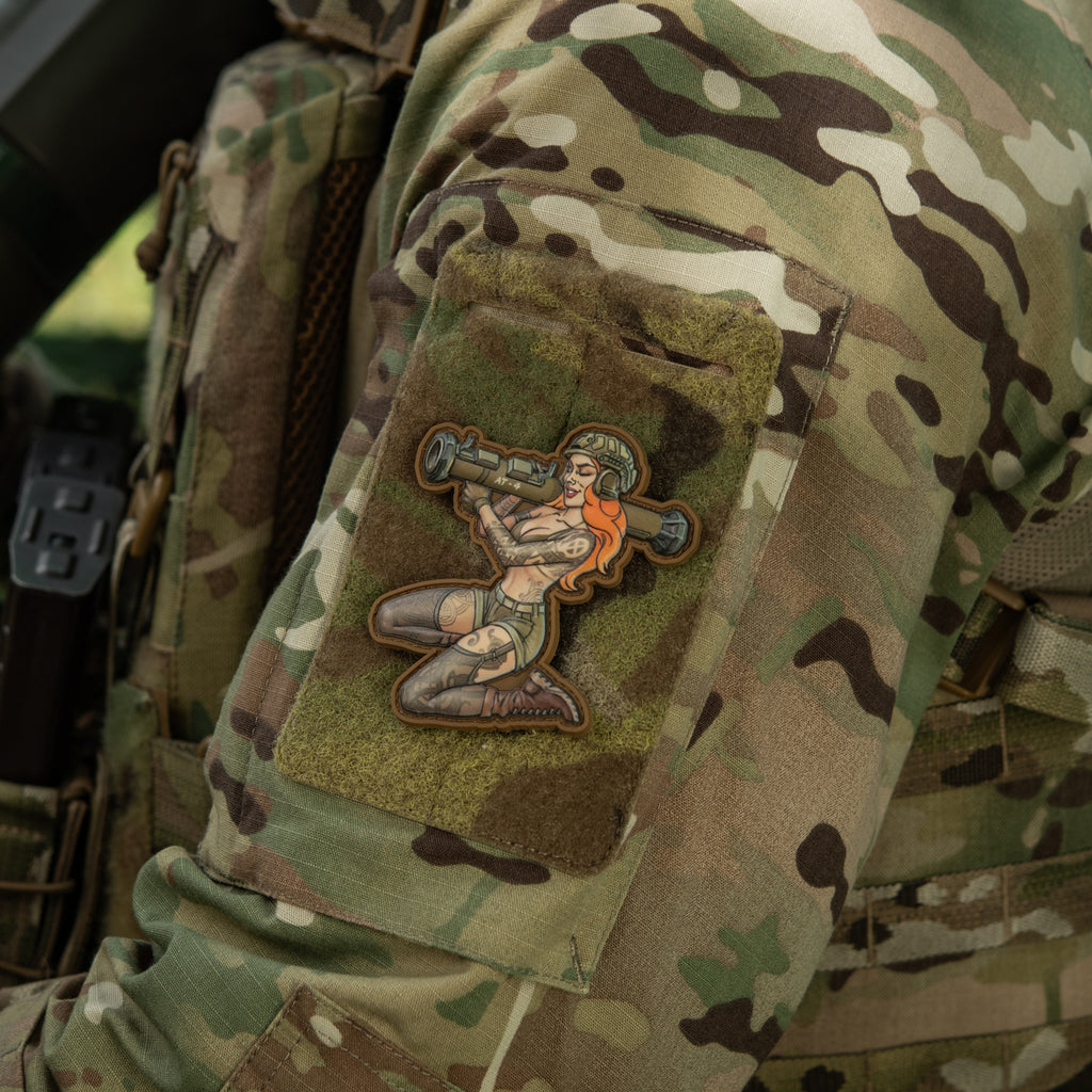 M-Tac нашивка Tactical girl №9 PVC Skandinavik