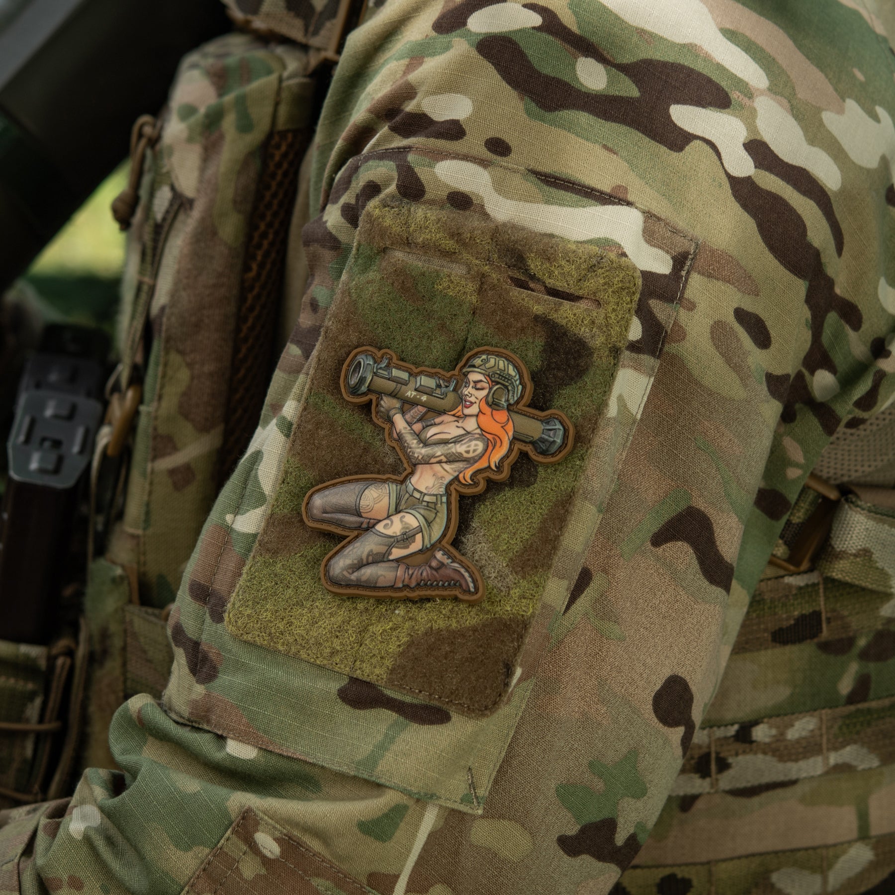 M-Tac нашивка Tactical girl №9 PVC Skandinavik