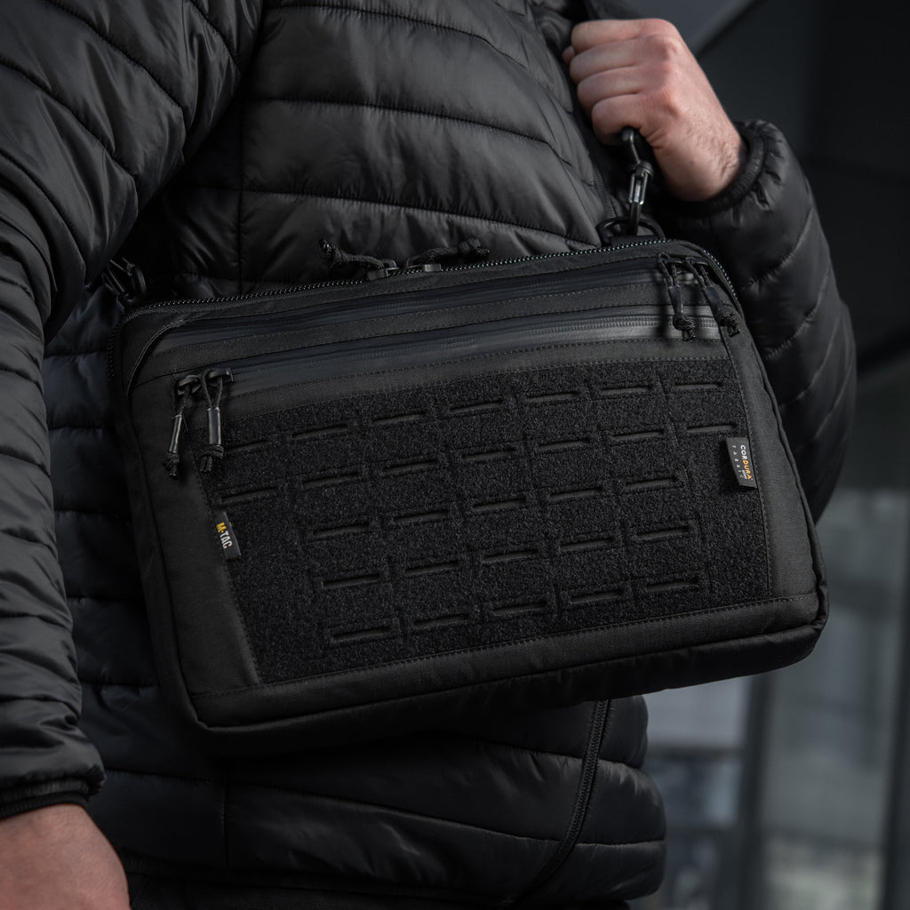 M-Tac сумка Admin Bag Large Elite з липучкою Black