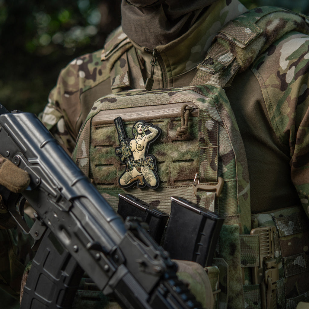 M-Tac нашивка Tactical girl Skandinavik with Mjöllnir PVC MC