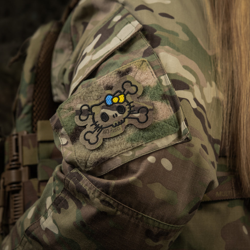 M-Tac нашивка KITTY контур (вишивка) Multicam