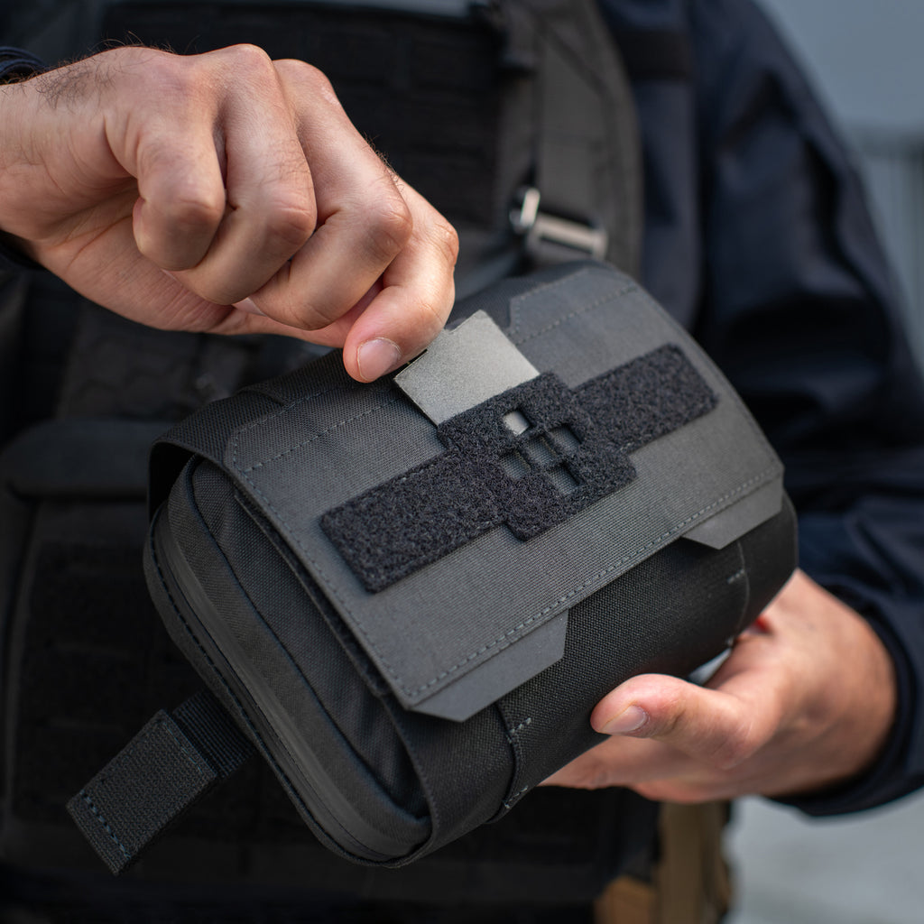 M-Tac підсумок медичний горизонтальний Large Elite Black