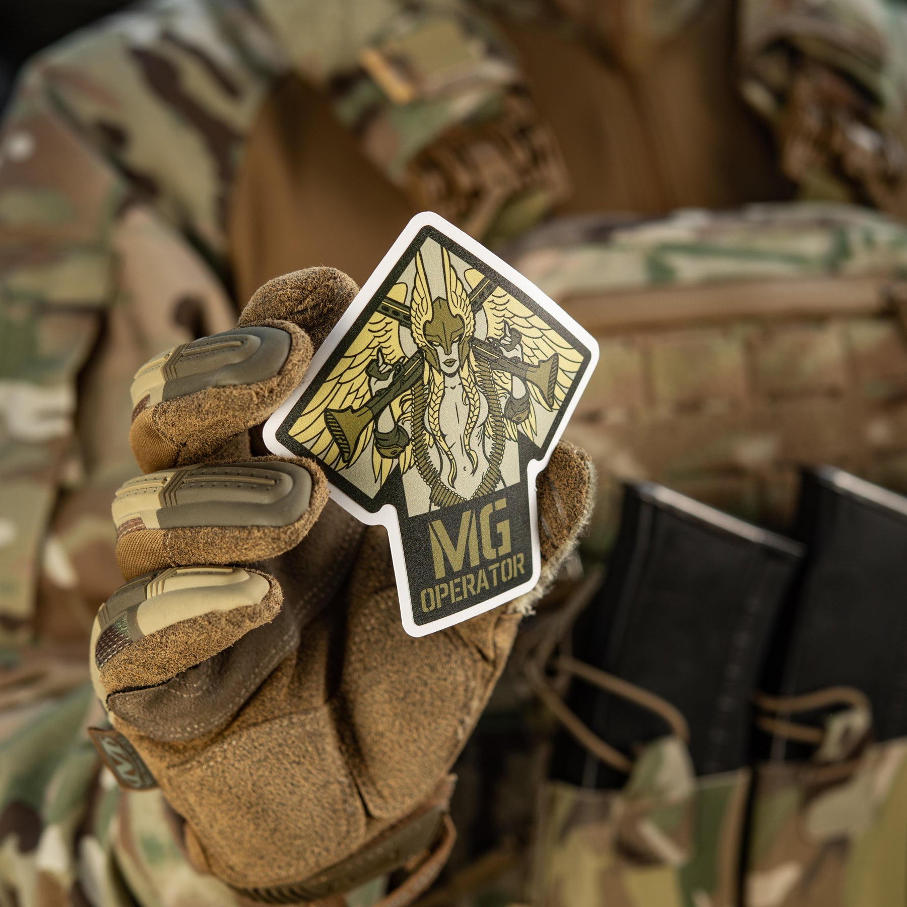 M-Tac наклейка Valkyrie Ranger Green