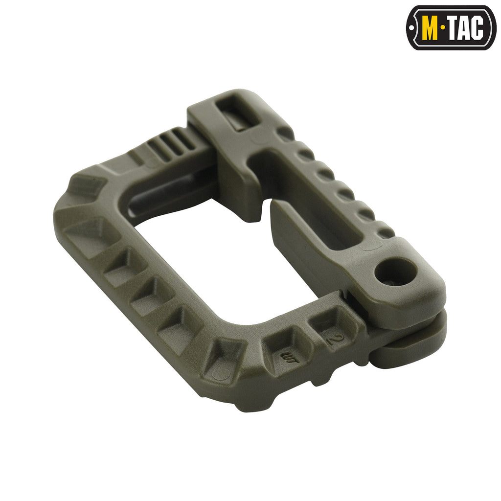 Карабін пластиковый Grimloc OD Green
