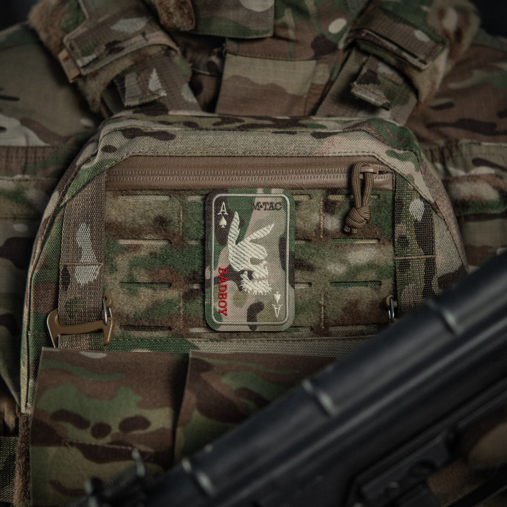 M-Tac нашивка Bad Boy (вишивка) Multicam