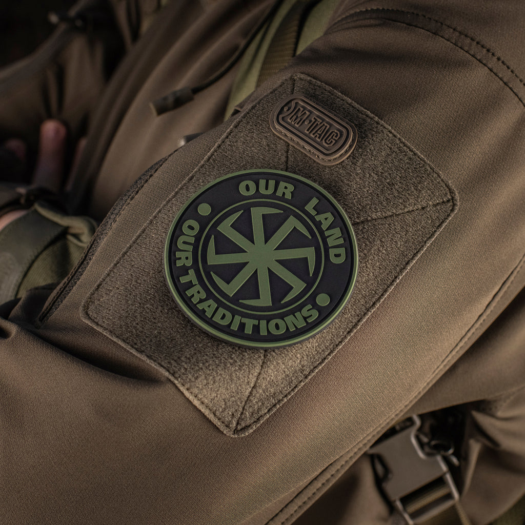 M-Tac нашивка Our Land ПВХ олива