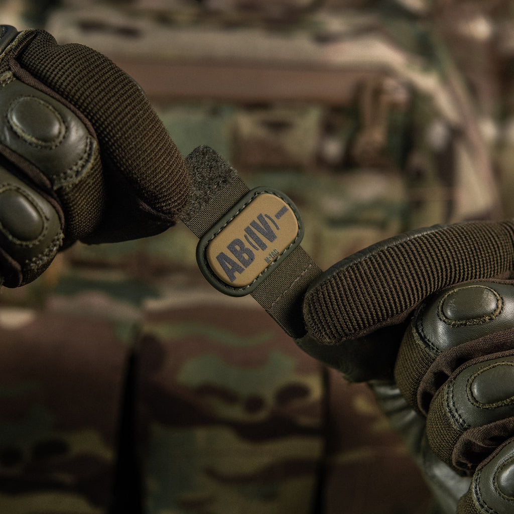 M-Tac MOLLE Patch група крові AB (IV) - PVC Ranger Green