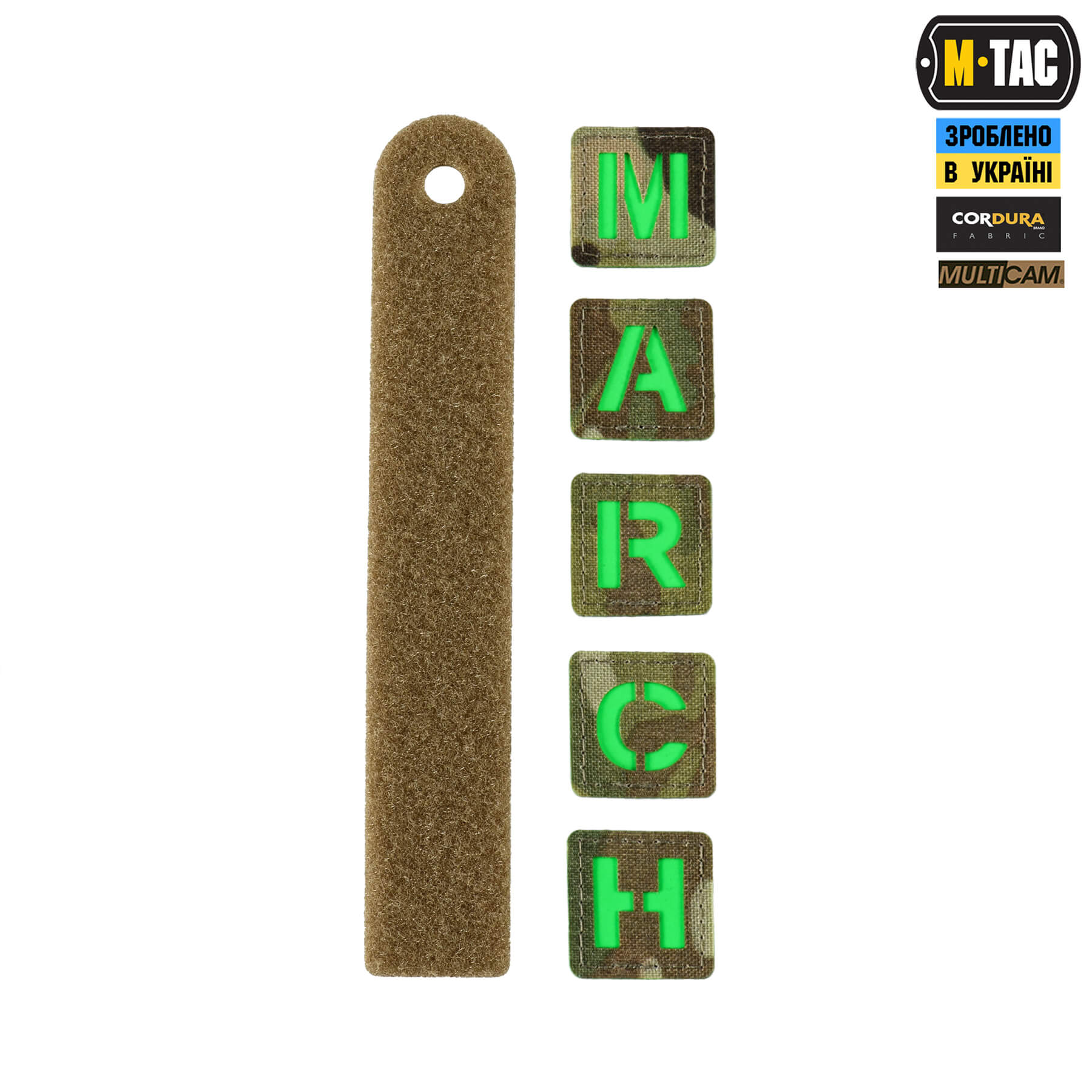 M-Tac нашивка MARCH Multicam/Green/GID