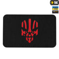 M-Tac нашивка Месник горизонтальна Laser Cut Black/Red