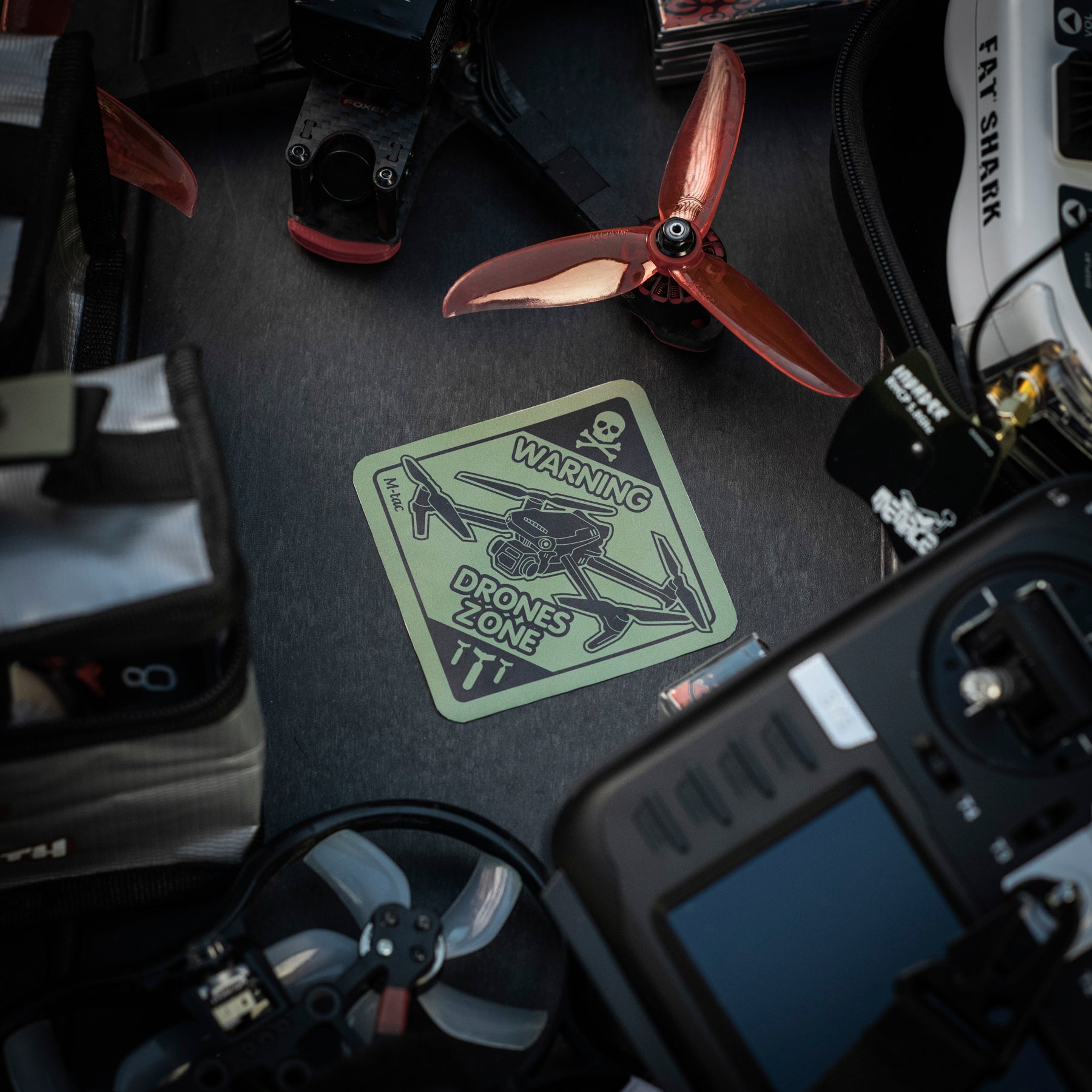 M-Tac наклейка Drones Zone Ranger Green
