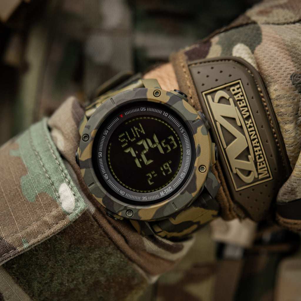 M-Tac годинник тактичний з компасом 2095 Camo