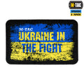 M-Tac нашивка Ukraine in the Fight (80х50 мм)