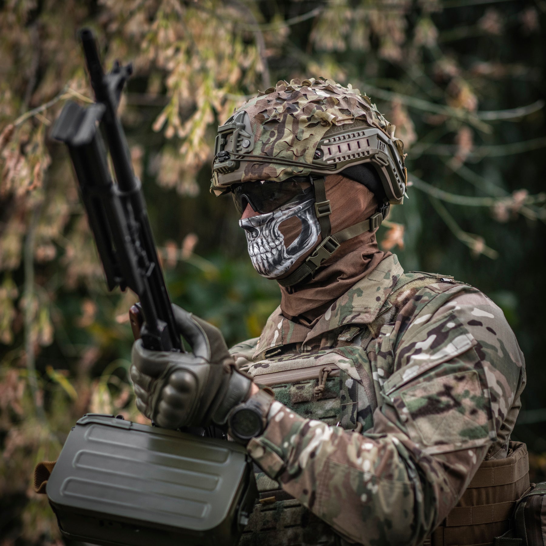 M-Tac шарф-труба полегшенний Reaper Skull Coyote