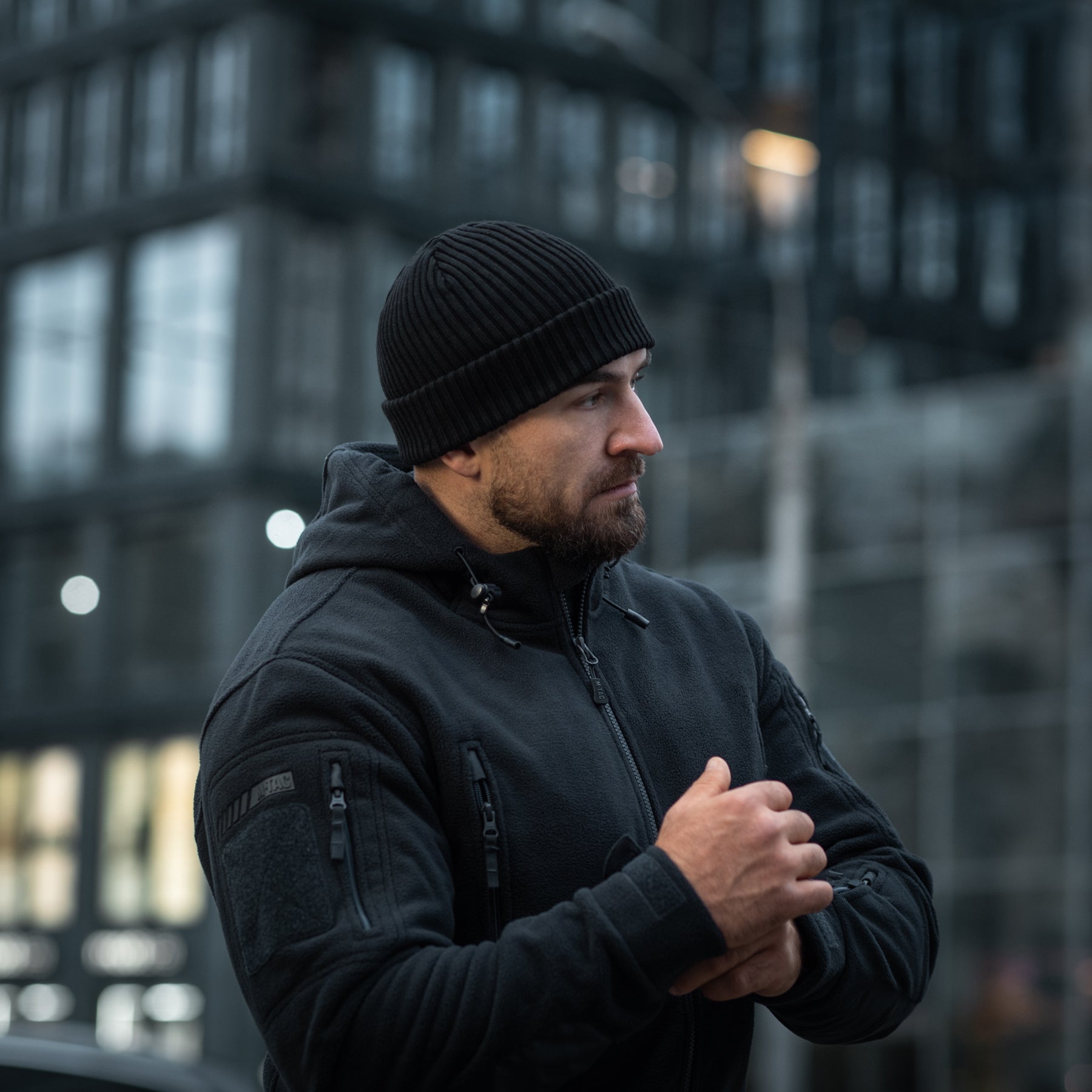M-Tac шапка вязана 100% акрил Black