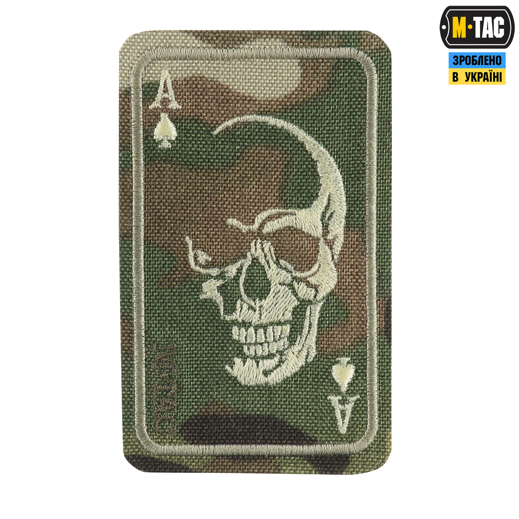 M-Tac нашивка Face of war (вишивка) Multicam