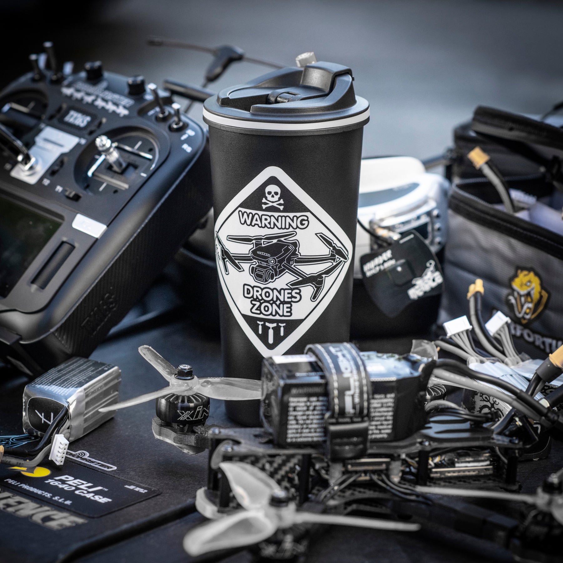 M-Tac наклейка Drones Zone Black
