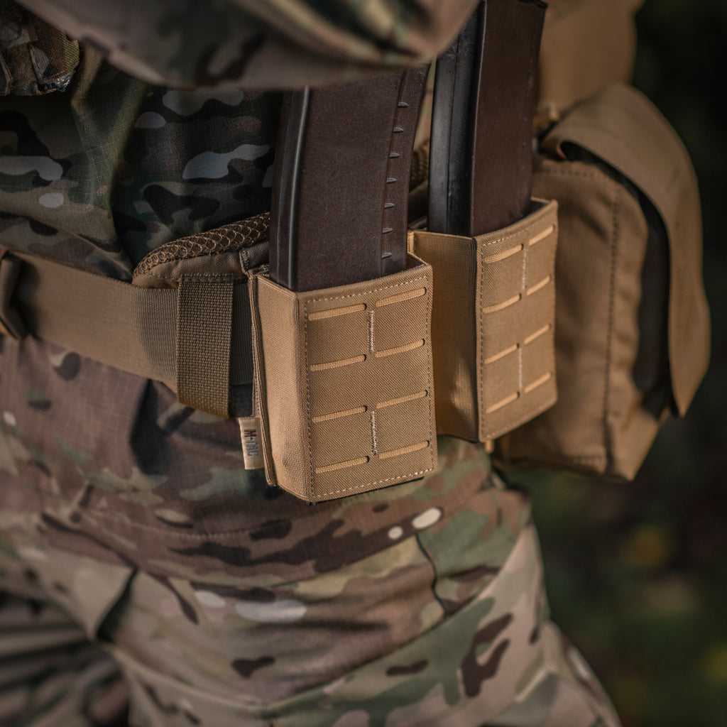 M-Tac підсумок для магазина на гумці (10 см) Laser Cut Coyote