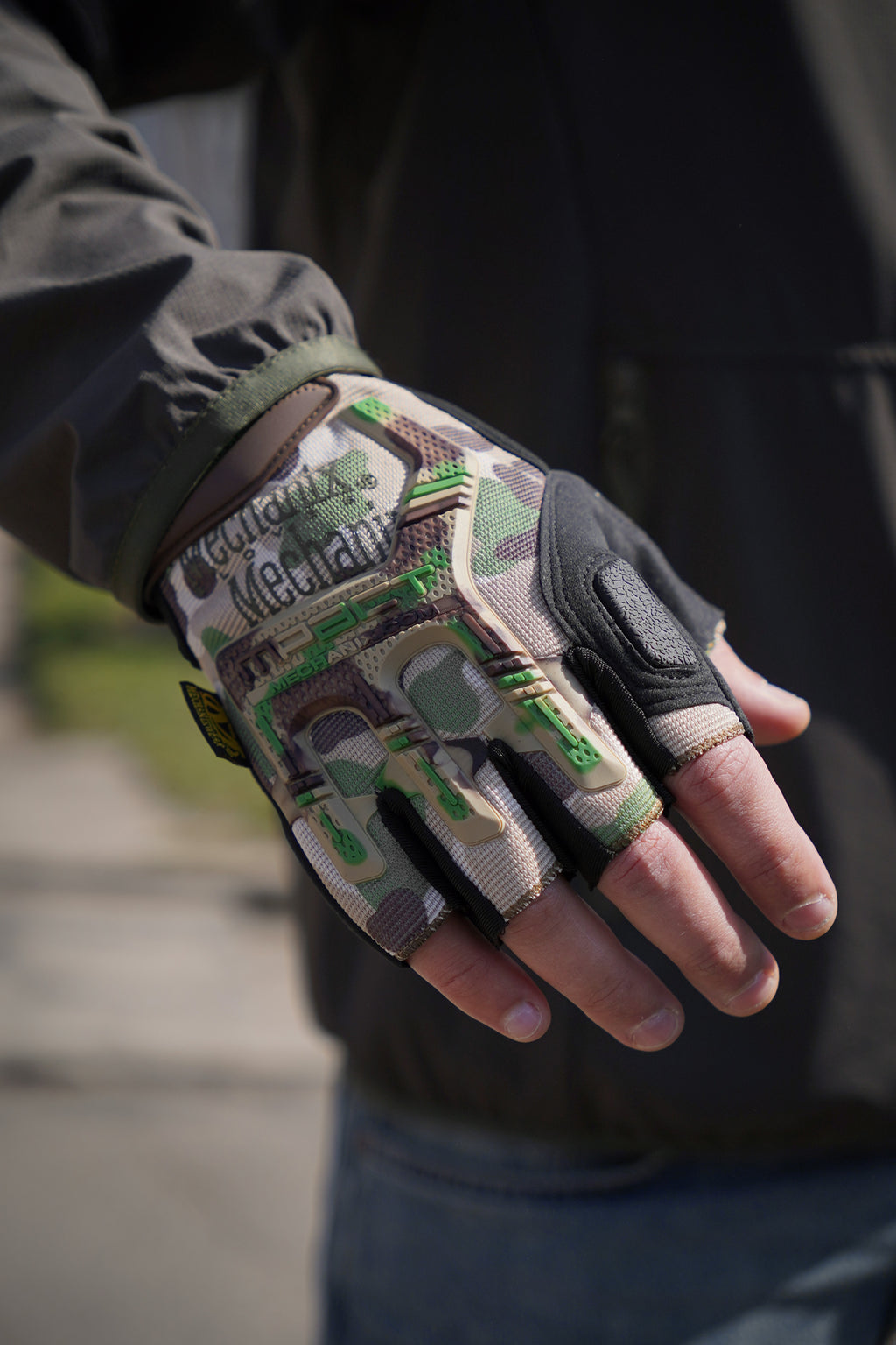 Безпалі рукавиці мультикам Mechanix MXK-2