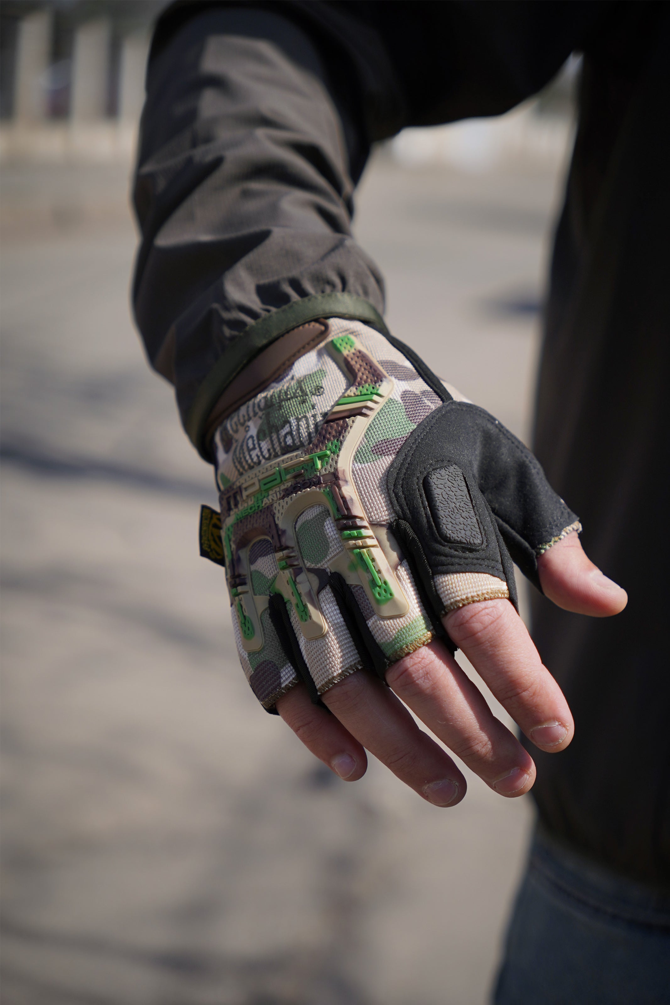 Безпалі рукавиці мультикам Mechanix MXK-2